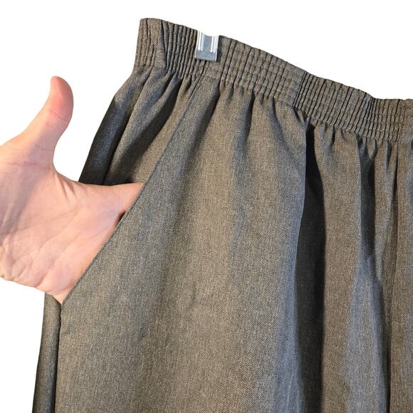 Vintage NWT Briggs Heather Gray Trousers 18WP [0161] - Picture 4 of 10